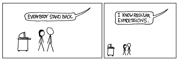 xckd comic on regular expressions