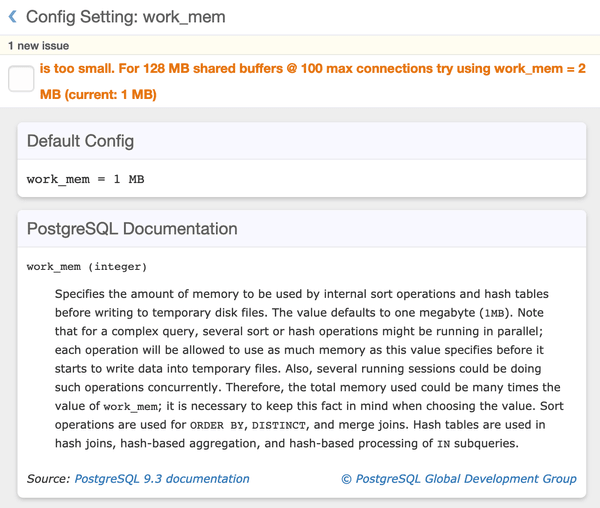 Screenshot of Log Insights feature