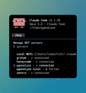 Tuning Postgres with AI & the pganalyze MCP Server - Webinar Cover Image